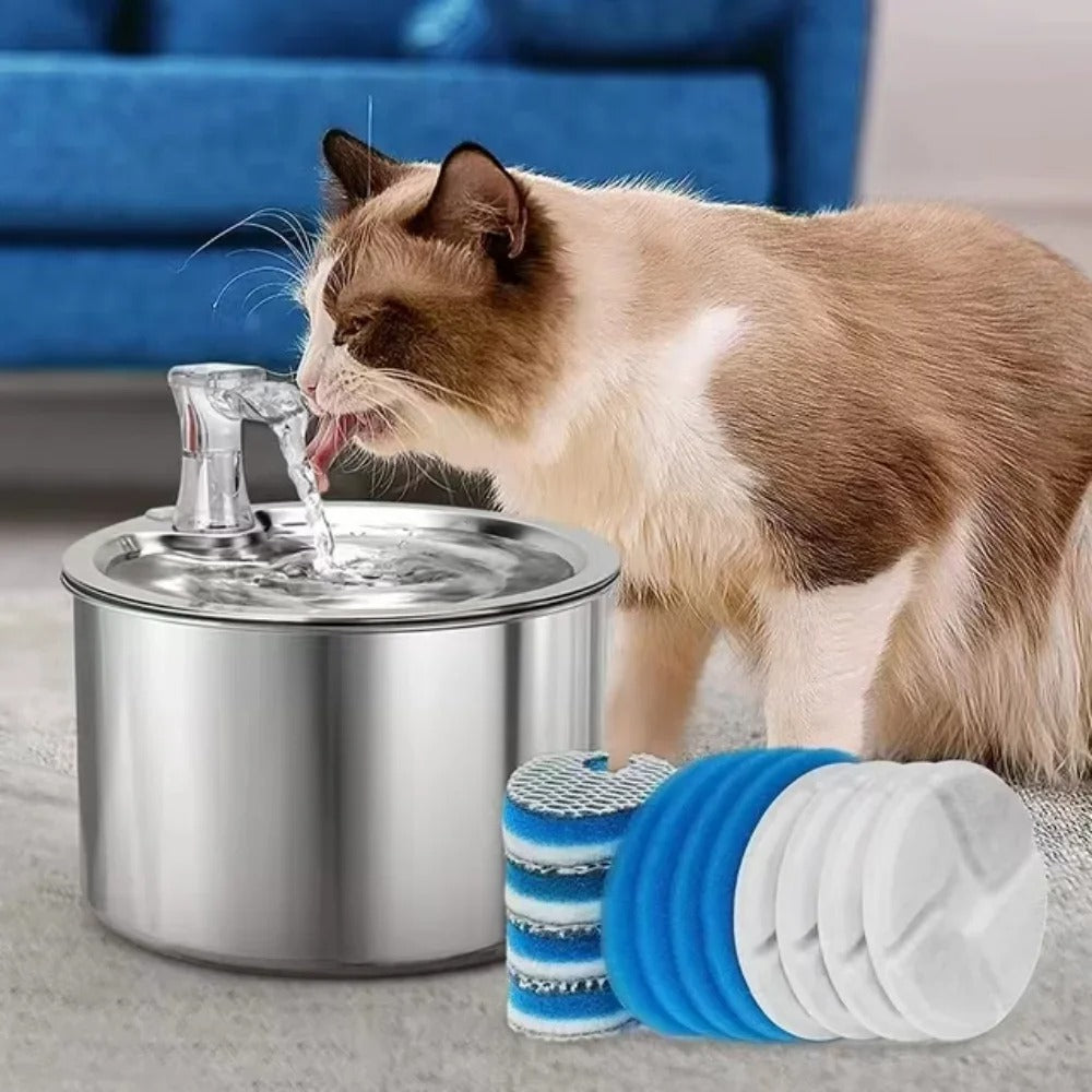 Filter set om 4st till rostfri kattfontän
